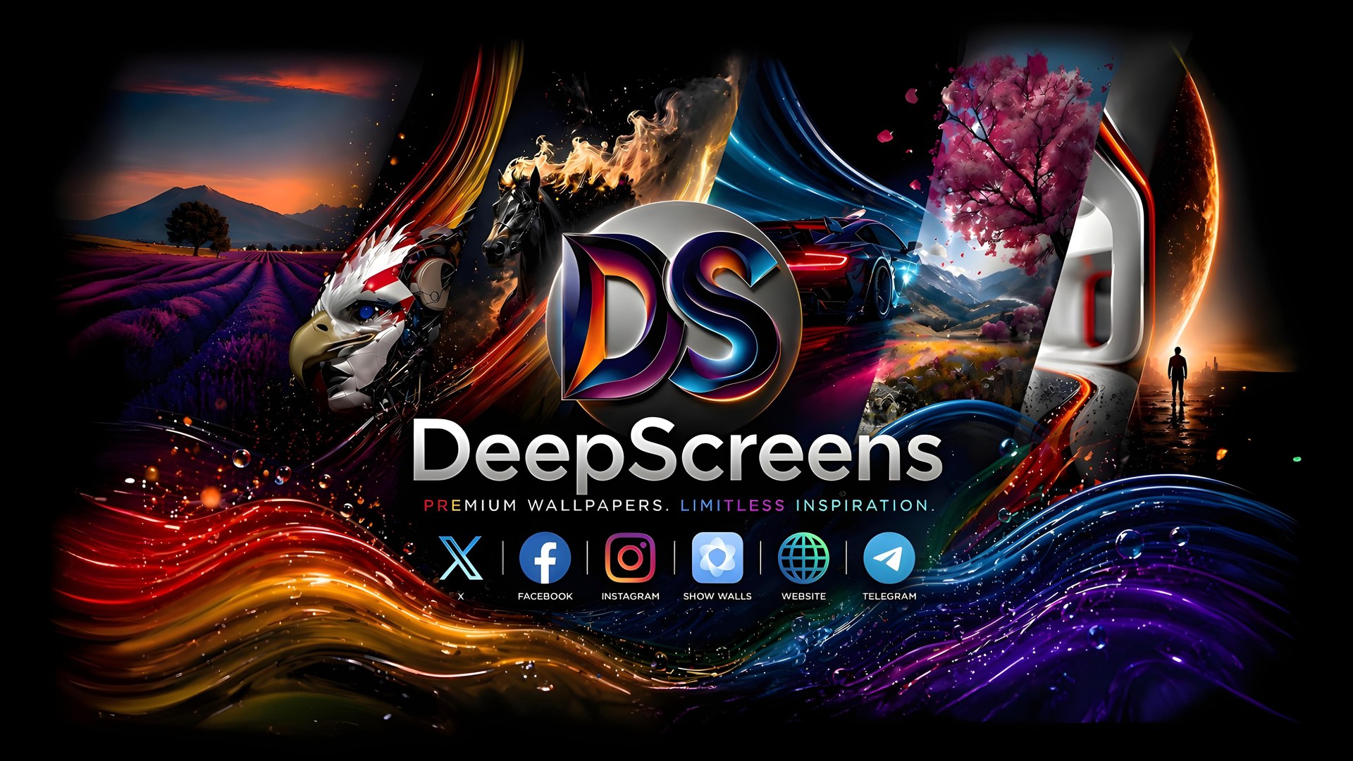 DeepScreens — Premium AI Wallpapers. Limitless Inspiration.