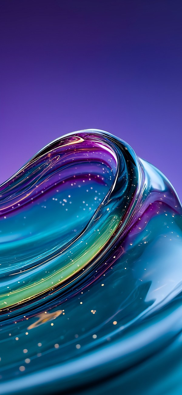 Abstract liquid wave wallpaper