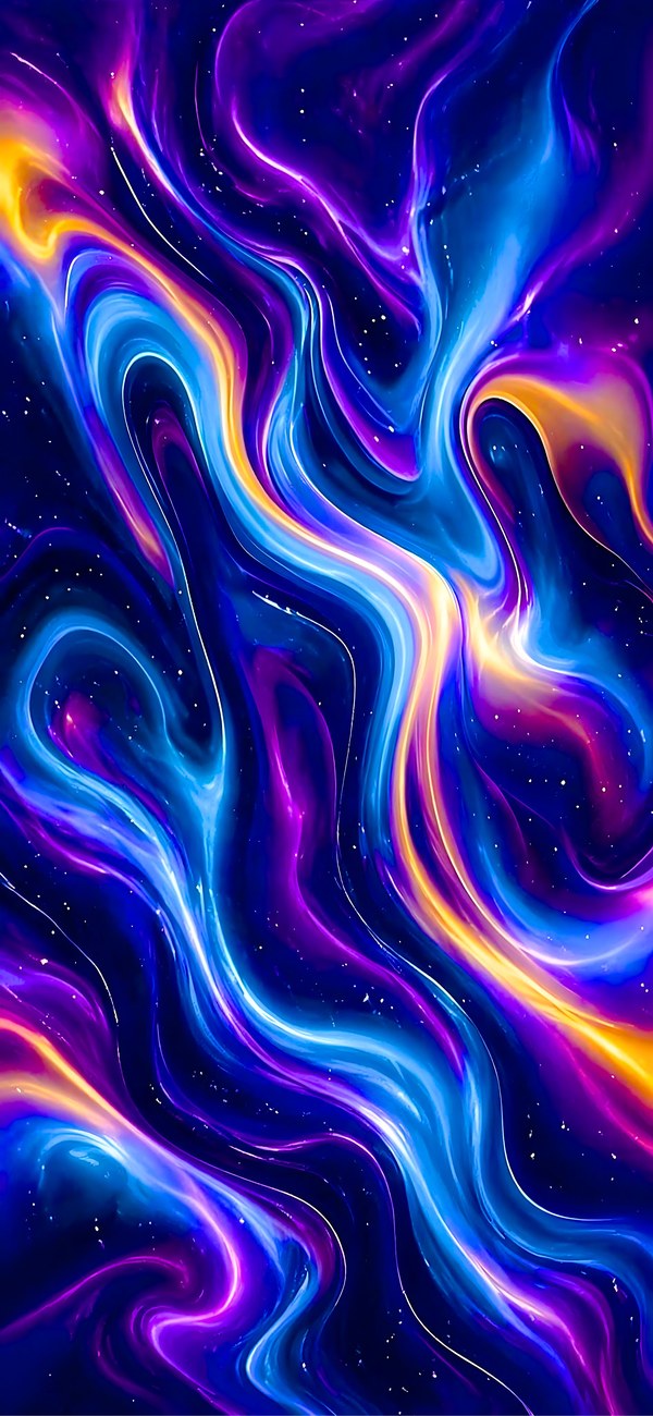 Electric plasma swirl wallpaper